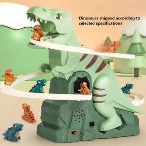 Dinosaur Assembly Electric Slide Track Toy